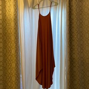 Long orange Carly Jean dress XS